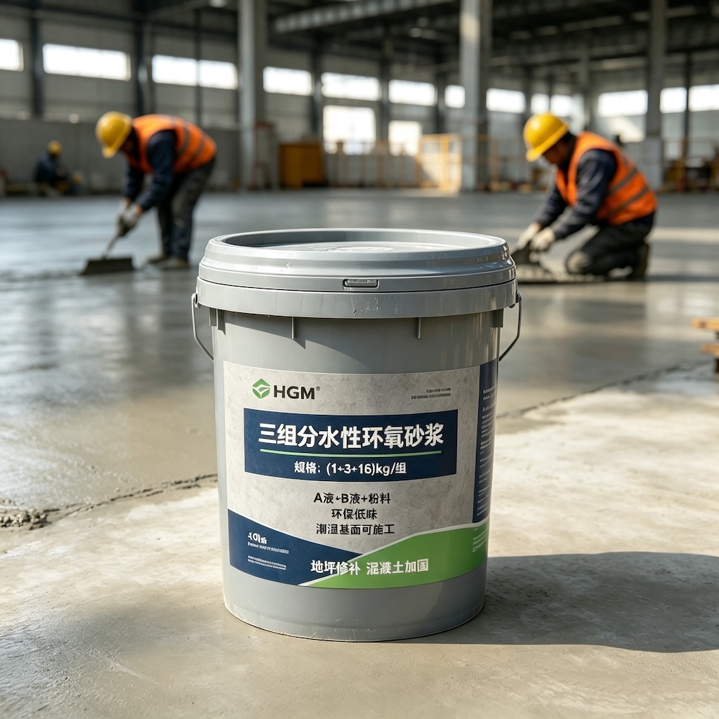克山三组份水性环氧砂浆
